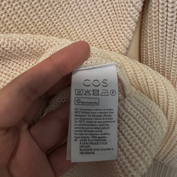 NWT COS Women Cut Out Jumper Sweater Knit - Picture 8 of 9